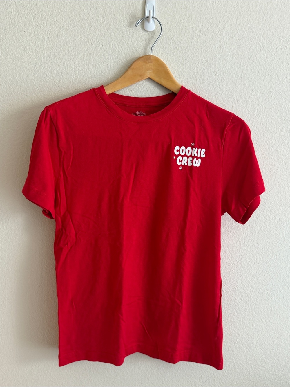 Red Cookie Crew Graphic Tee for Men